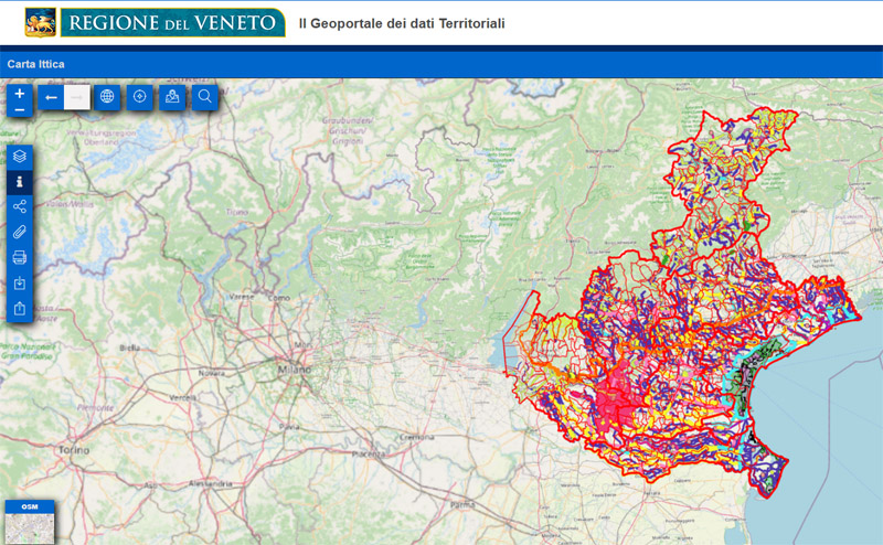 Cartina ittica geoportale